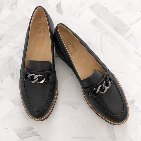 NATURALIZER Emmal Chain Platform Loafer Size 8.5M - Picture 2 of 7